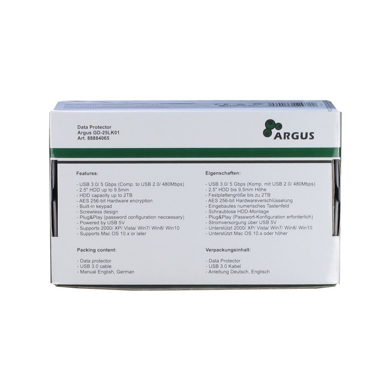 Argus drive enclosure - GD-25LK01 - drive enclosure — Buy in Cyprus with Fast Delivery