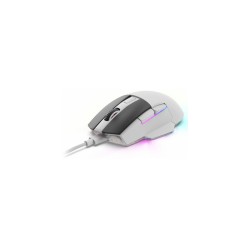 Sharkoon Skiller SGM50W - Dual-Mode Gaming Mouse, White - 6400 DPI, Right-Hand, RGB, Charging Dock