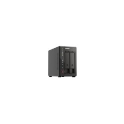 QNAP TS-253E-8G NAS Server - 2-Bay, Intel Celeron J6412 2.0/2.6GHz, 8GB RAM, Dual 2.5GbE, HDMI (Black)