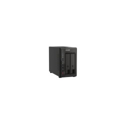 QNAP TS-253E-8G NAS Server - 2-Bay, Intel Celeron J6412 2.0/2.6GHz, 8GB RAM, Dual 2.5GbE, HDMI (Black)
