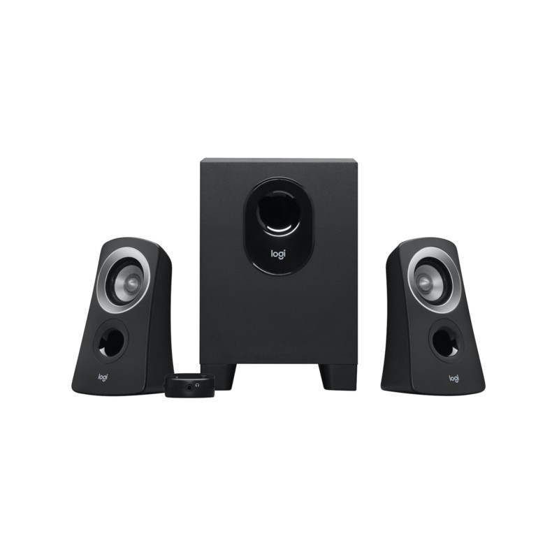 Logitech Z313 2.1 Speaker System - 980-000413 - Black, 25W RMS, Wired Control Pod — Buy in Cyprus with Fast Delivery
