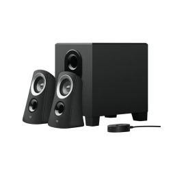 Logitech Z313 2.1 Speaker System - 980-000413 - Black, 25W RMS, Wired Control Pod — Buy in Cyprus with Fast Delivery