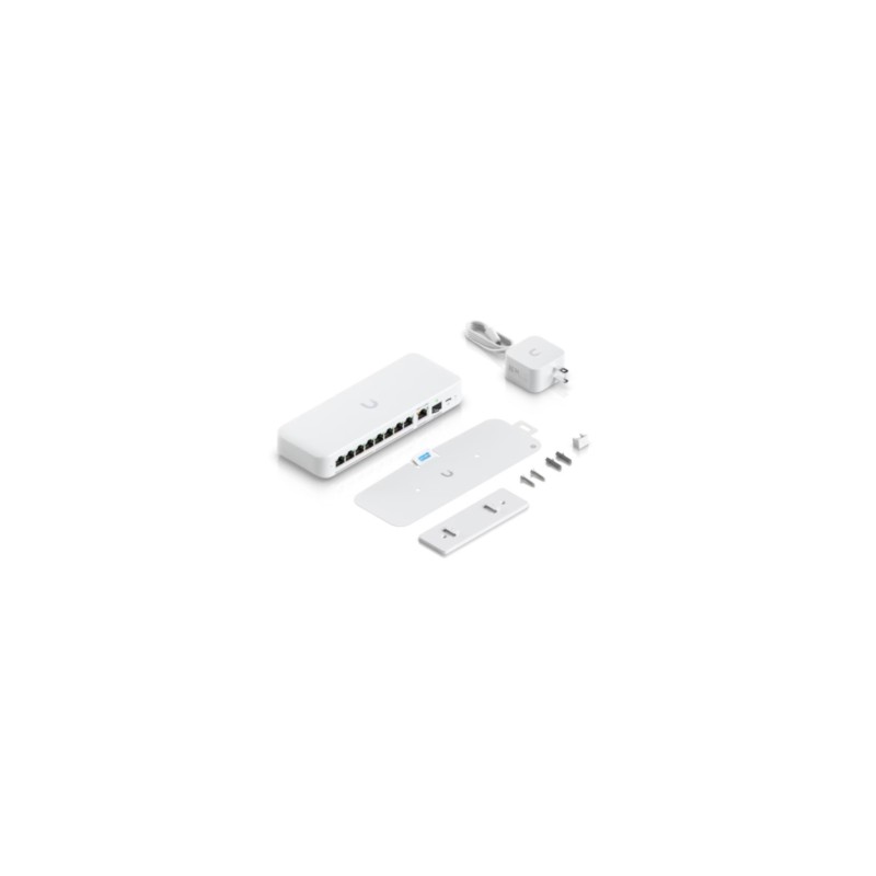 Ubiquiti UniFi Switch - USW-FLEX-2.5G-8 - 8-Port Managed Multi-Gig 2.5G Switch (White) — Buy in Cyprus with Fast Delivery