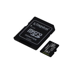 Kingston Canvas Select Plus MicroSDXC SDCS2 - 128GB, UHS-I U1 (V10), 100MB/s, Black, with SD Adapter