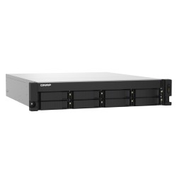 QNAP TS-832PXU-RP NAS 8-Bay Rackmount - Black | Annapurna AL324 1.7GHz, 4GB DDR4, Dual PSU, 10GbE (SFP+)