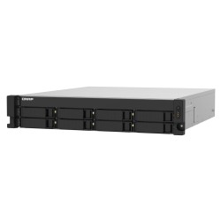 QNAP TS-832PXU-RP NAS 8-Bay Rackmount - Black | Annapurna AL324 1.7GHz, 4GB DDR4, Dual PSU, 10GbE (SFP+)