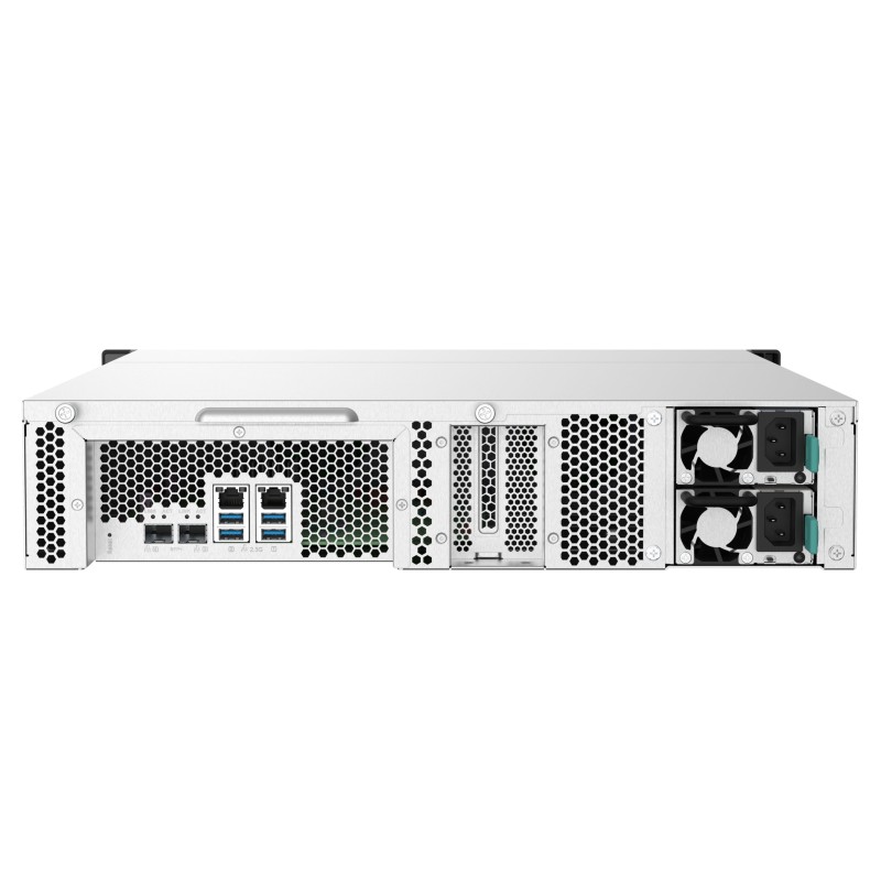 QNAP TS-832PXU-RP NAS 8-Bay Rackmount - Black | Annapurna AL324 1.7GHz, 4GB DDR4, Dual PSU, 10GbE (SFP+)