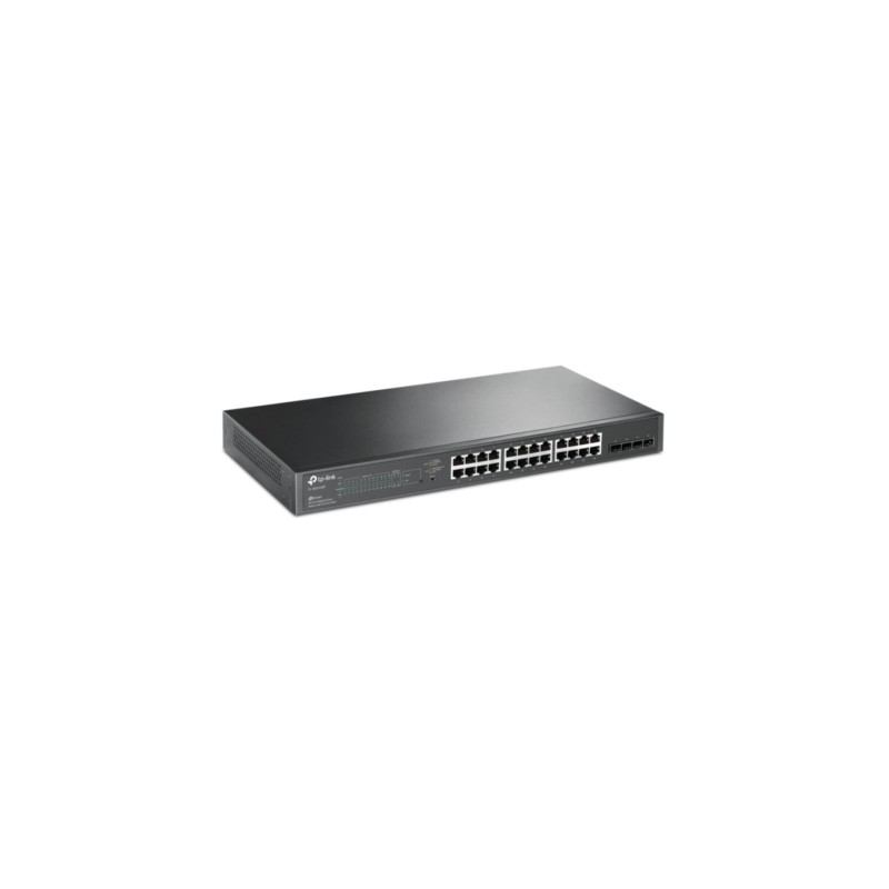 TP-Link JetStream TL-SG2428P - 24-Port Gigabit Managed L2 Switch, 24x PoE+ & 4 SFP (Rackmount)