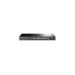 TP-Link JetStream TL-SG2428P - 24-Port Gigabit Managed L2 Switch, 24x PoE+ & 4 SFP (Rackmount)