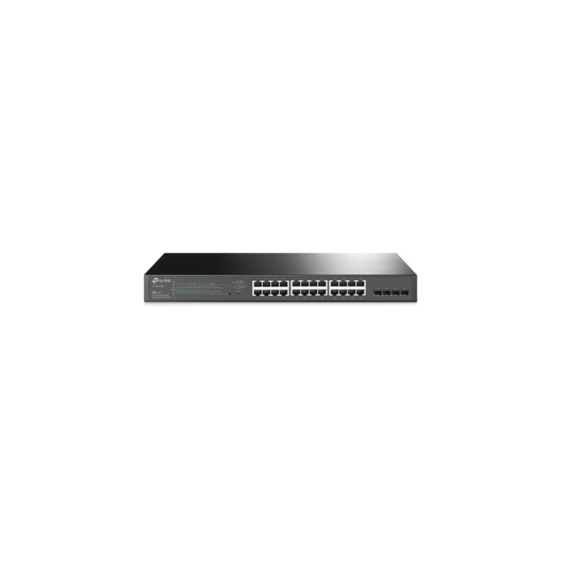 TP-Link JetStream TL-SG2428P - 24-Port Gigabit Managed L2 Switch, 24x PoE+ & 4 SFP (Rackmount)