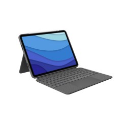 Logitech Combo Touch - iPad Pro 11 (1st/2nd/3rd Gen) - Oxford Gray, German QWERTZ Keyboard, Trackpad, Smart Connector
