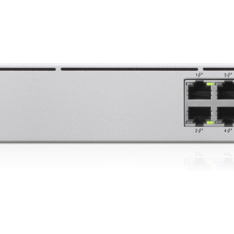 Ubiquiti UniFi Switch - USW-16-POE - 16-Port Gigabit Managed L2/L3 PoE, 2 SFP, Touchscreen (Black)