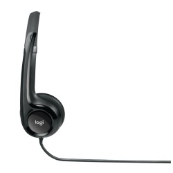 Logitech H390 - 981-000406 - USB-A Wired On-Ear Headset, Black, Noise-Cancelling Boom Mic — Buy in Cyprus with Fast Delivery