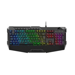 Sharkoon Skiller SGK4 - Gaming Keyboard, Black, Membrane, RGB 16.8M, German QWERTZ, 256KB Onboard