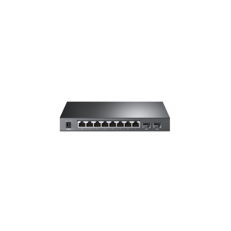 TP-Link TL-SG2210P - 8-Port Gigabit PoE Smart/Managed Switch - Black, 2x SFP, 20 Gbps Switching