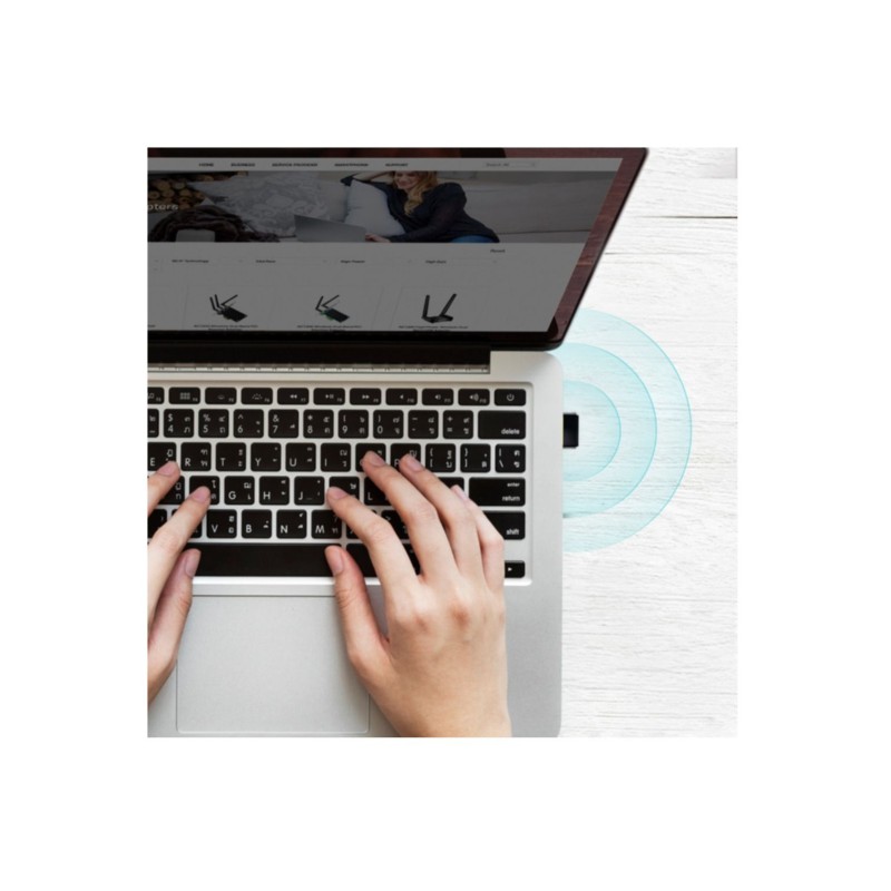 TP-Link Archer T2U Nano - USB 2.0 Dual-Band Wi-Fi Adapter 433 Mbps, Black — Buy in Cyprus with Fast Delivery