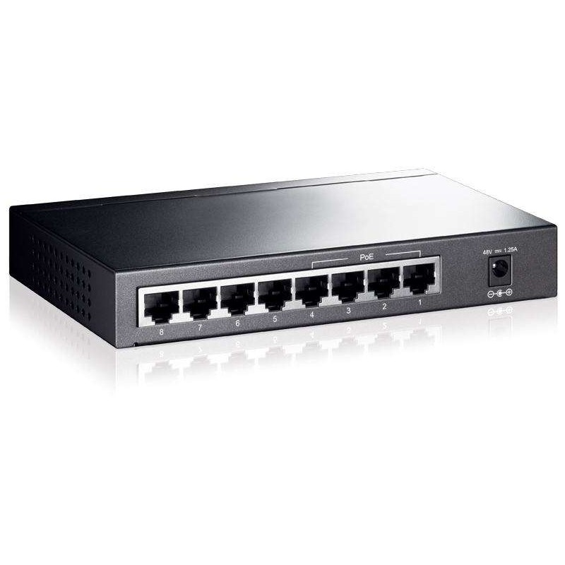 TP-Link 8-Port Gigabit Unmanaged Switch TL-SG1008P - 4x PoE, 53W Budget, Fanless Desktop — Buy in Cyprus with Fast Delivery