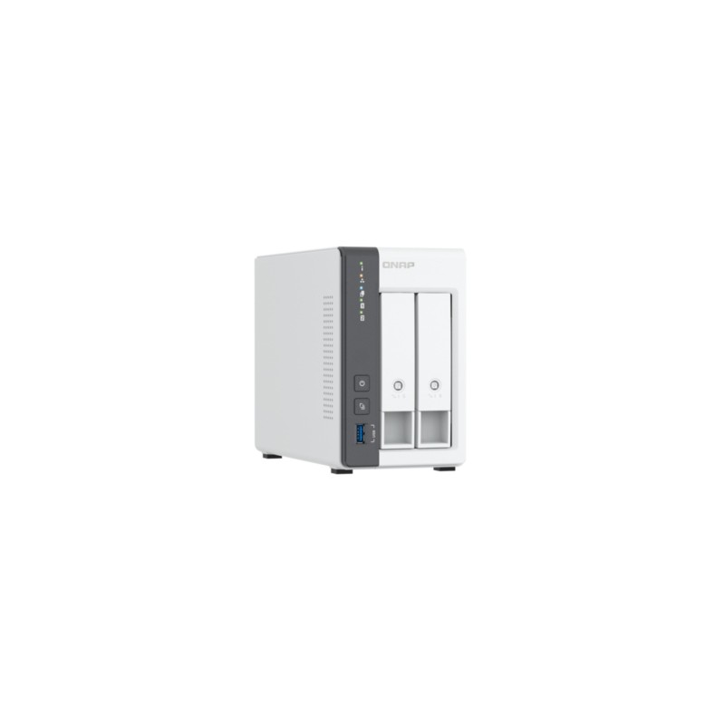 QNAP TS-216G NAS Server - 2-Bay, White, 4GB RAM, ARM Cortex-A55 2.0GHz Quad-Core — Buy in Cyprus with Fast Delivery
