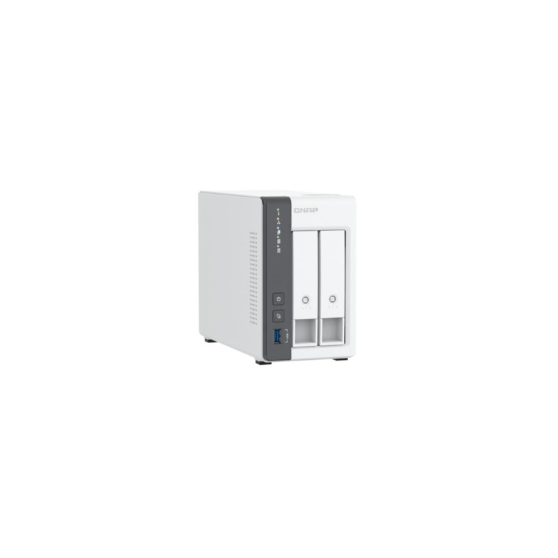 QNAP TS-216G NAS Server - 2-Bay, White, 4GB RAM, ARM Cortex-A55 2.0GHz Quad-Core — Buy in Cyprus with Fast Delivery