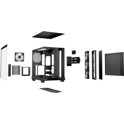 Light Base 500 LX Black, tower case — Buy in Cyprus with Fast Delivery