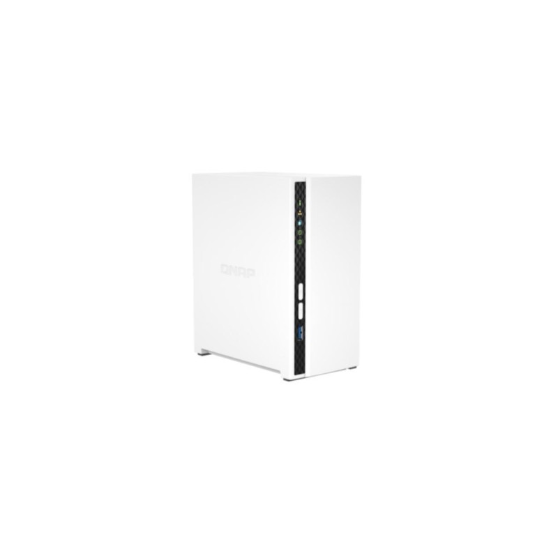 QNAP TS-233 - 2-Bay NAS - White, 2GB RAM, Cortex-A55 2.0GHz, 1x1GbE, USB 3.0, QTS 5.0 — Buy in Cyprus with Fast Delivery