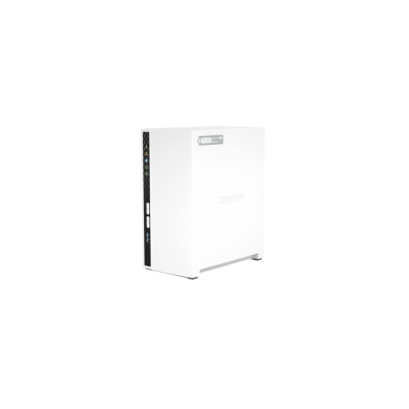 QNAP TS-233 - 2-Bay NAS - White, 2GB RAM, Cortex-A55 2.0GHz, 1x1GbE, USB 3.0, QTS 5.0 — Buy in Cyprus with Fast Delivery