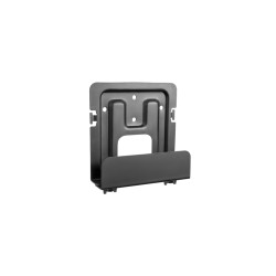 LogiLink Universal Media Player Holder - BP0049 - Black Steel Wall Mount, Adjustable 32–46 mm