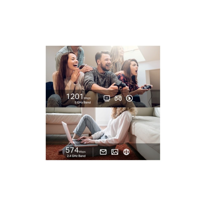 TP-Link Archer TX20U Plus V1 - WiFi 6 USB 3.0 Adapter - Dual-Band, High-Gain Antennas, Up to 1800 Mbps