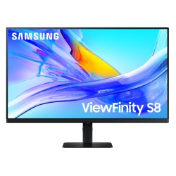 Samsung S32D800UAU - 32-inch 4K UHD (3840x2160) VA Monitor, HDR10, USB-C PD 90W, HDMI 2.0 & DP1.2, Black