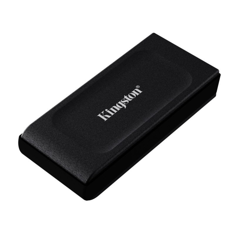 Kingston XS1000 Portable SSD - 2TB, USB-C/USB-A, up to 1,050MB/s, Black/Red — Buy in Cyprus with Fast Delivery