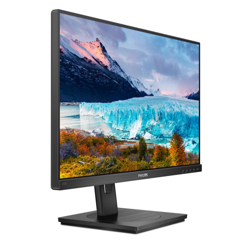 Philips S-Line 272S1AE - 27" Full HD IPS Monitor, 75Hz, 4ms, HDMI/DVI/VGA/DP, Speakers, Black