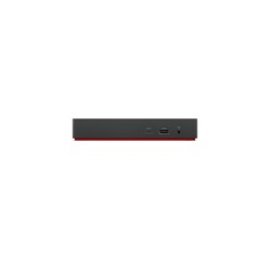 Lenovo ThinkPad Docking Station - 40AY0090EU - USB-C Dock, HDMI + 2×DisplayPort, 3×USB-A, 1×USB-C, Gigabit Ethernet, Black