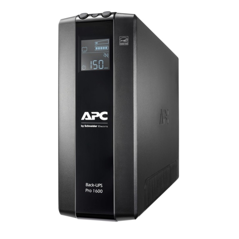 APC Back-UPS Pro - BR1600MI - 1600VA Line-Interactive UPS, 230V, 8 outlets (6 battery-backed), 960W