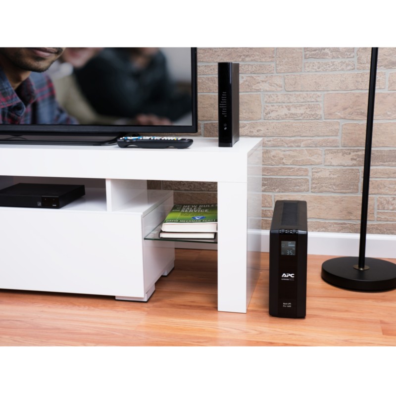 APC Back-UPS Pro - BR1600MI - 1600VA Line-Interactive UPS, 230V, 8 outlets (6 battery-backed), 960W