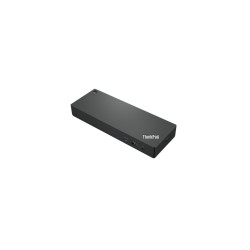 Lenovo ThinkPad Thunderbolt 4 Dock - 40B00300EU - HDMI 2.1, 2×DP1.4, TB4, 300W PSU, Black/Red