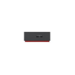 Lenovo ThinkPad Thunderbolt 4 Dock - 40B00300EU - HDMI 2.1, 2×DP1.4, TB4, 300W PSU, Black/Red