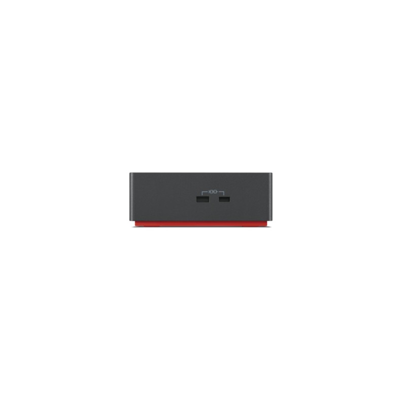 Lenovo ThinkPad Thunderbolt 4 Dock - 40B00300EU - HDMI 2.1, 2×DP1.4, TB4, 300W PSU, Black/Red