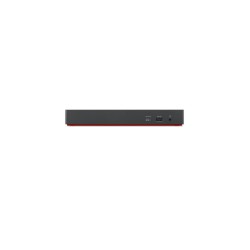 Lenovo ThinkPad Thunderbolt 4 Dock - 40B00300EU - HDMI 2.1, 2×DP1.4, TB4, 300W PSU, Black/Red