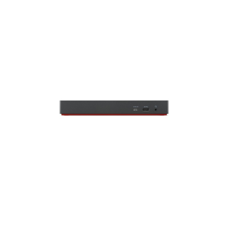 Lenovo ThinkPad Thunderbolt 4 Dock - 40B00300EU - HDMI 2.1, 2×DP1.4, TB4, 300W PSU, Black/Red