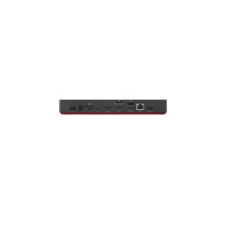 Lenovo ThinkPad Thunderbolt 4 Dock - 40B00300EU - HDMI 2.1, 2×DP1.4, TB4, 300W PSU, Black/Red