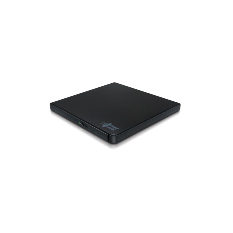 Slim External DVD Writer - HLDS GP57EB40 - Black, USB, M-DISC Support, Windows/Mac Compatible