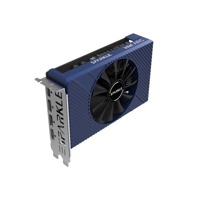 SPARKLE Intel Arc A380 6GB GDDR6 GPU - Black/Blue/Silver, 2000MHz, PCIe 4.0 x8, Single-Fan — Buy in Cyprus with Fast Delivery