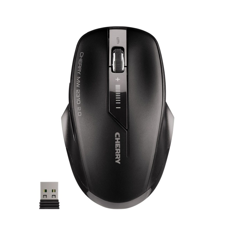 Cherry MW2310 JW-T0320 - Ambidextrous Wireless Mouse, 2.4GHz RF, 2400 DPI, 6 Buttons, Black — Buy in Cyprus with Fast Delivery