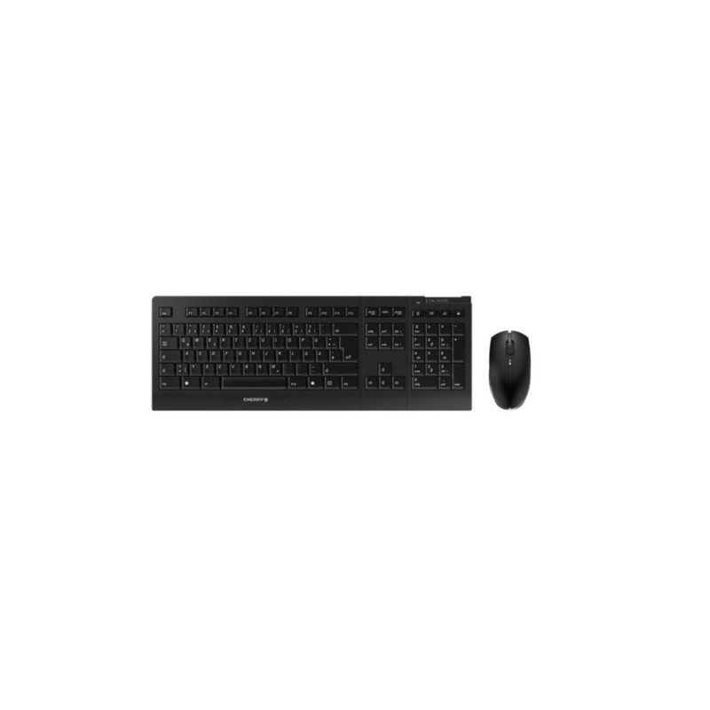 Cherry B.UNLIMITED 3.0 Wireless Keyboard & Mouse Combo - JD-0410DE-2 - Black, German Layout, RF 2.4GHz