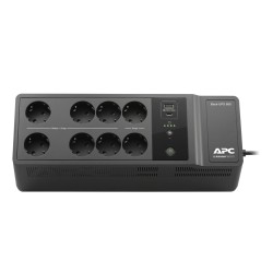 APC Back-UPS BE850G2-GR - 850VA / 520W UPS, 8× Schuko Outlets, 2 USB, Hot-Swap Battery, Black, 230V