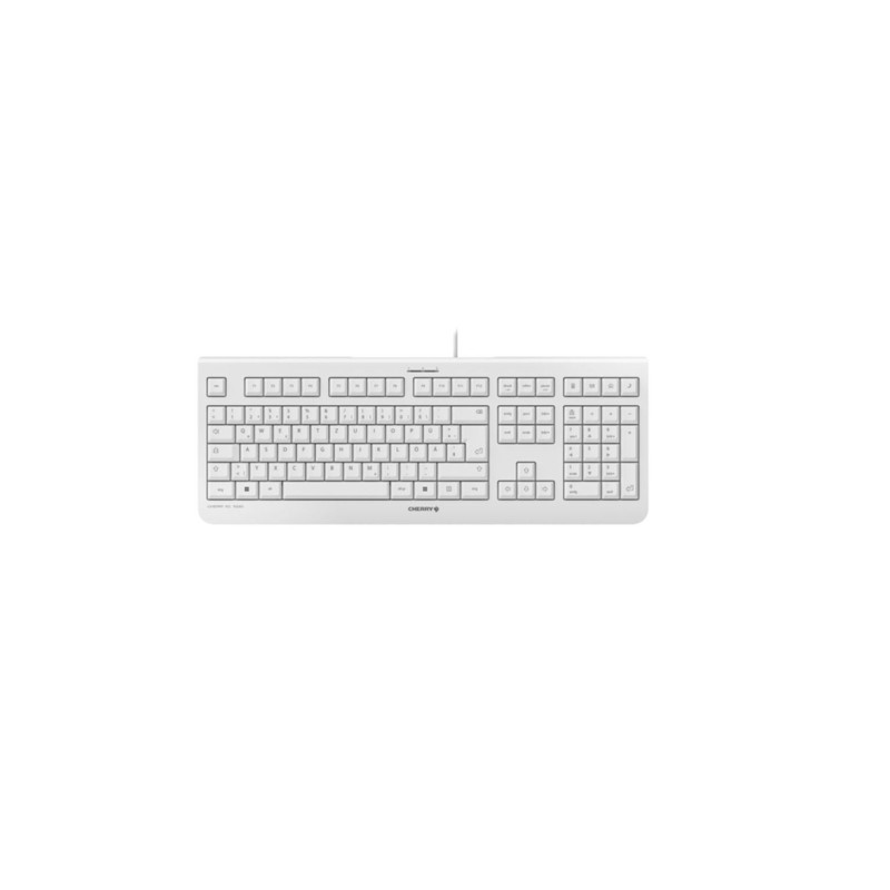 Cherry KC 1000 Wired Keyboard - JK-0800DE-0 - Full-size German QWERTZ, USB, Grey — Buy in Cyprus with Fast Delivery
