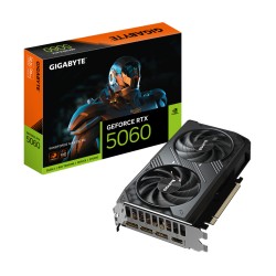 Gigabyte GeForce RTX 5060 Windforce Max OC - 8GB GDDR7, 2512 MHz, PCIe 5.0 — Buy in Cyprus with Fast Delivery