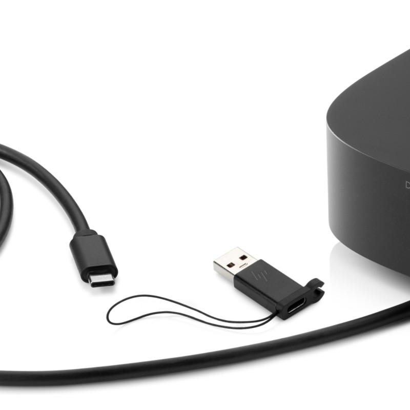 HP USB-C Dock G2 - 5TW13AA - 100W PD, Black, 4xUSB-A, 1xUSB-C, 2xDisplayPort + HDMI, Gigabit Ethernet