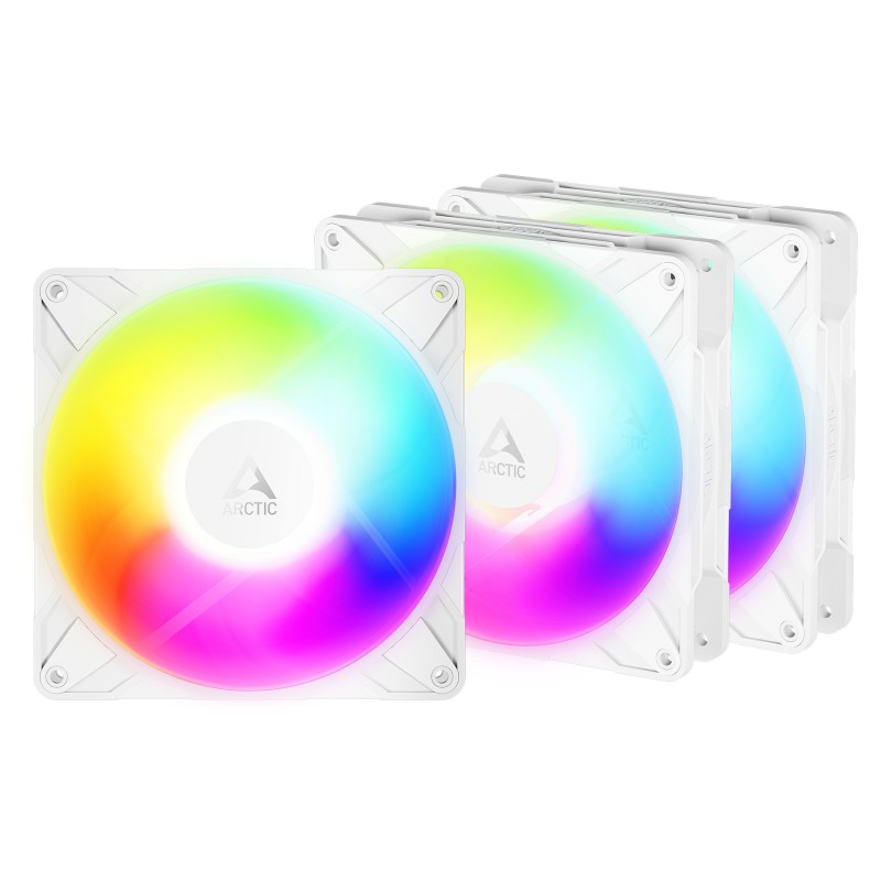 ARCTIC P14 Pro Reverse PWM Lüfter A-RGB 3 Pack White — Buy in Cyprus with Fast Delivery