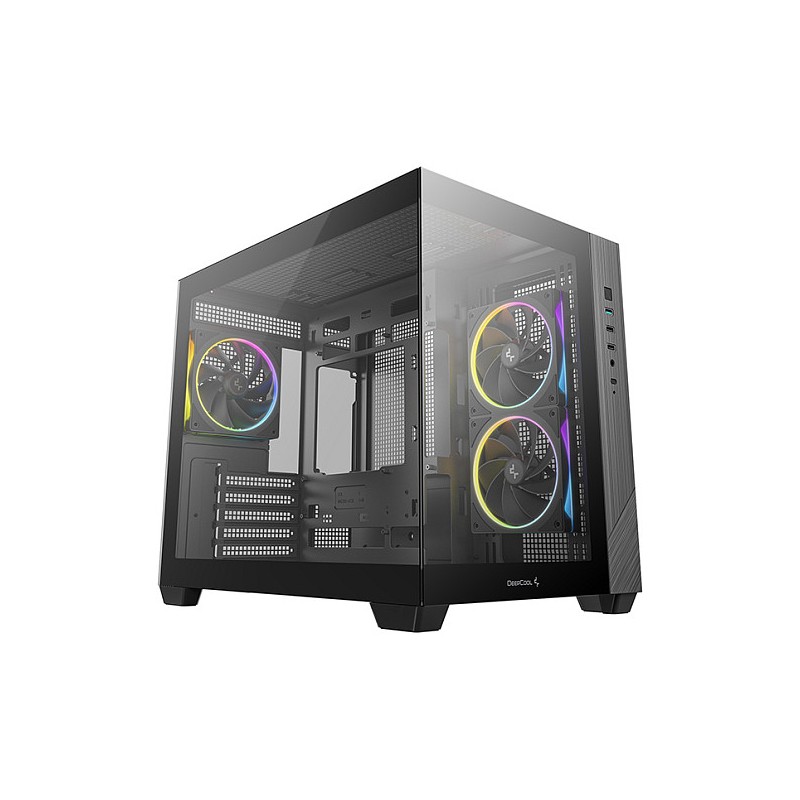 DeepCool CG330 3F Micro ATX Mini ITX ARGB Glas black — Buy in Cyprus with Fast Delivery